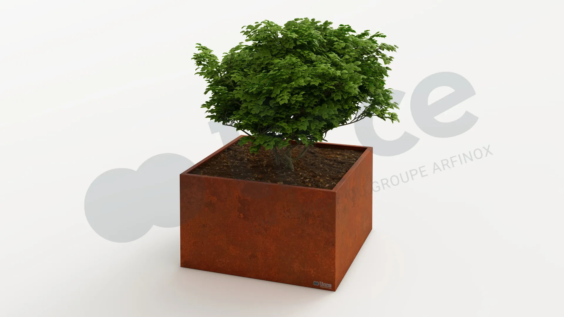 Jardinière Standard 1000 x 1000 x ht. 590 mm