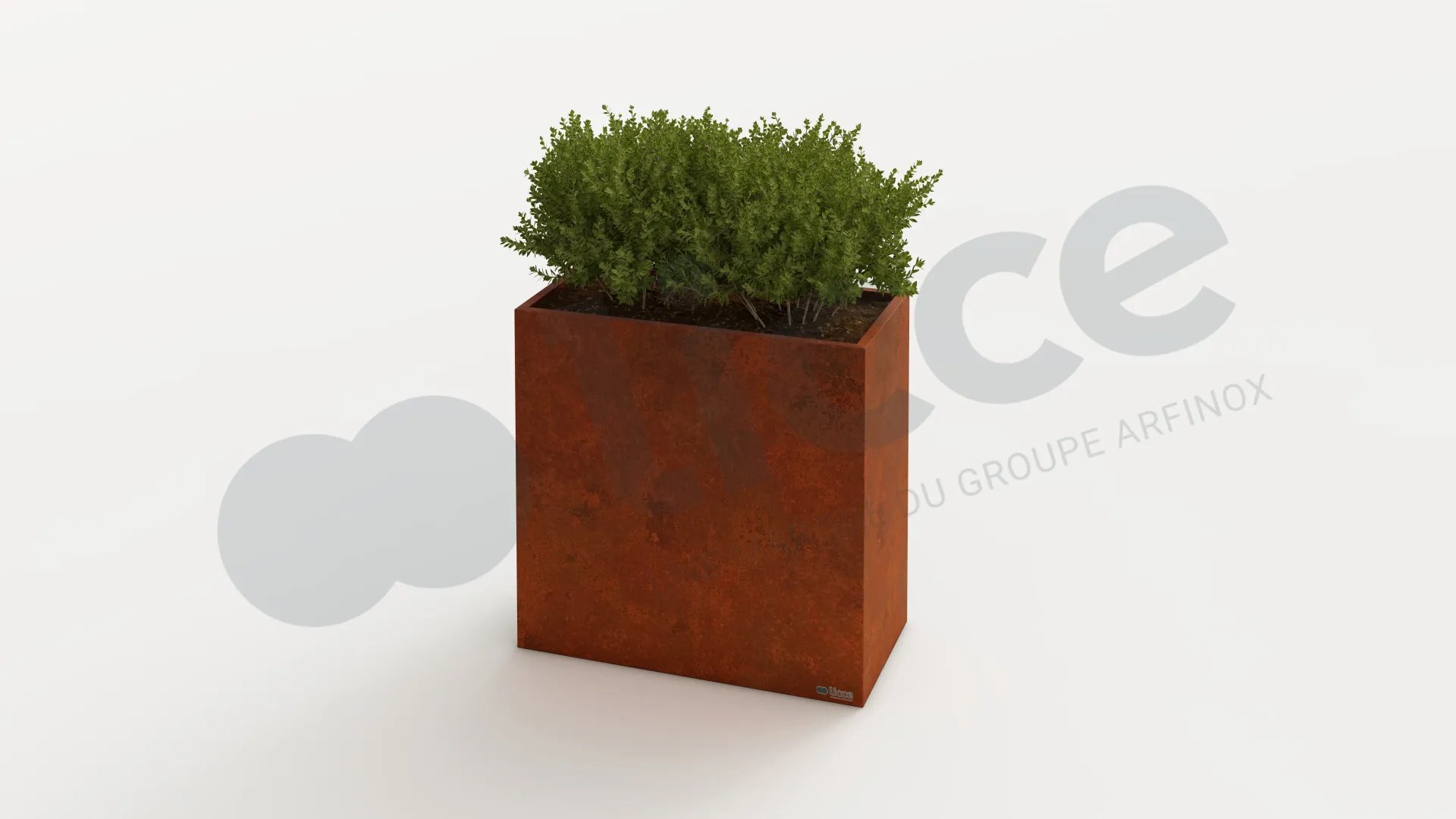 Jardinière Standard 1000 x 500 x ht. 970 mm