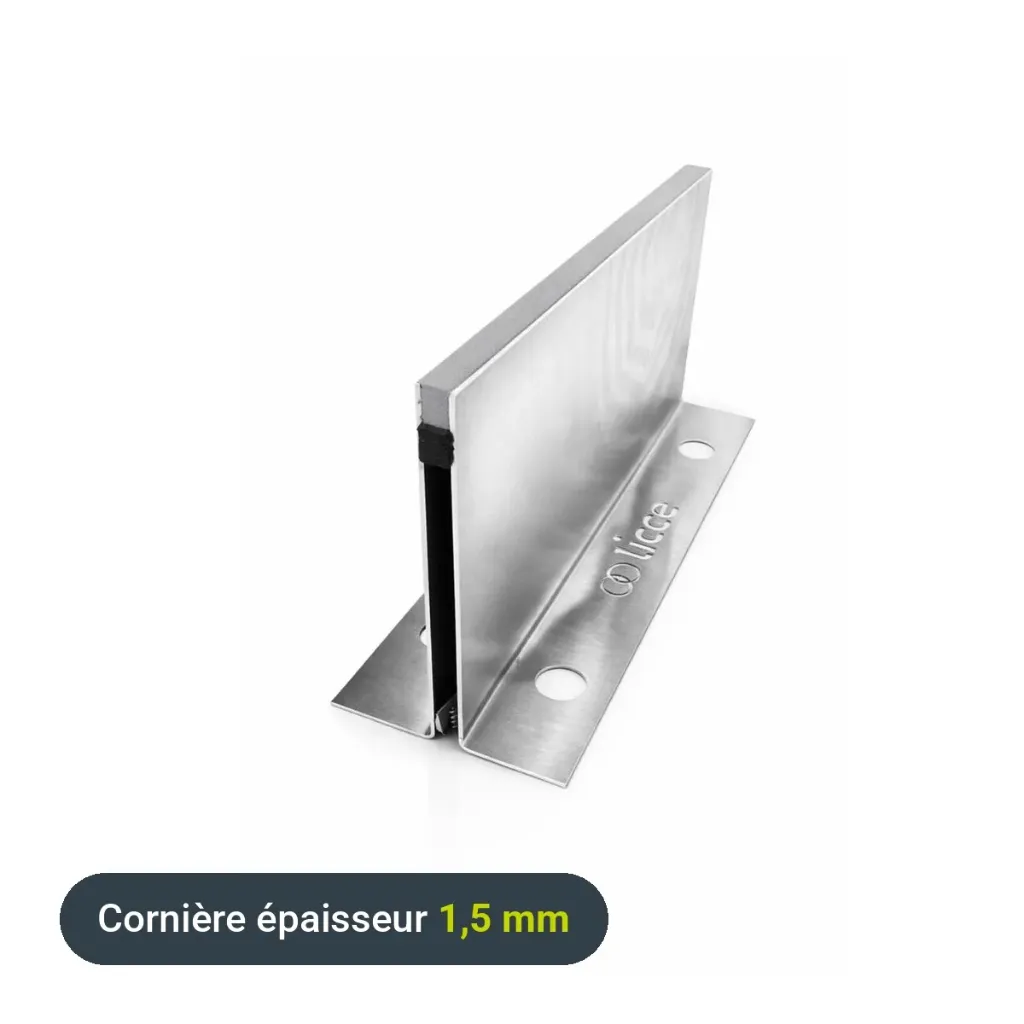 Joint de dilatation pour aménagements intérieurs et extérieur - Longueur 2950 mm - Epaisseur 13 mm hors tout